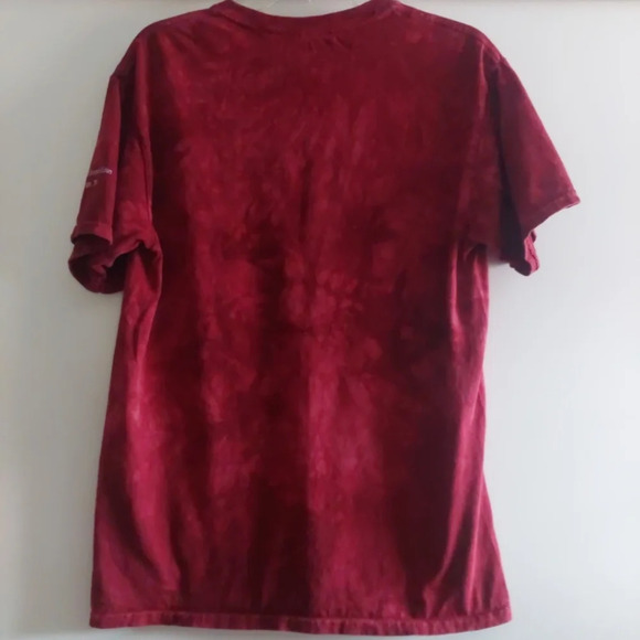 The Mountain Parrot 🦜 T-shirt Red dyed Unisex Medium Graphic Bird print - Picture 4 of 6